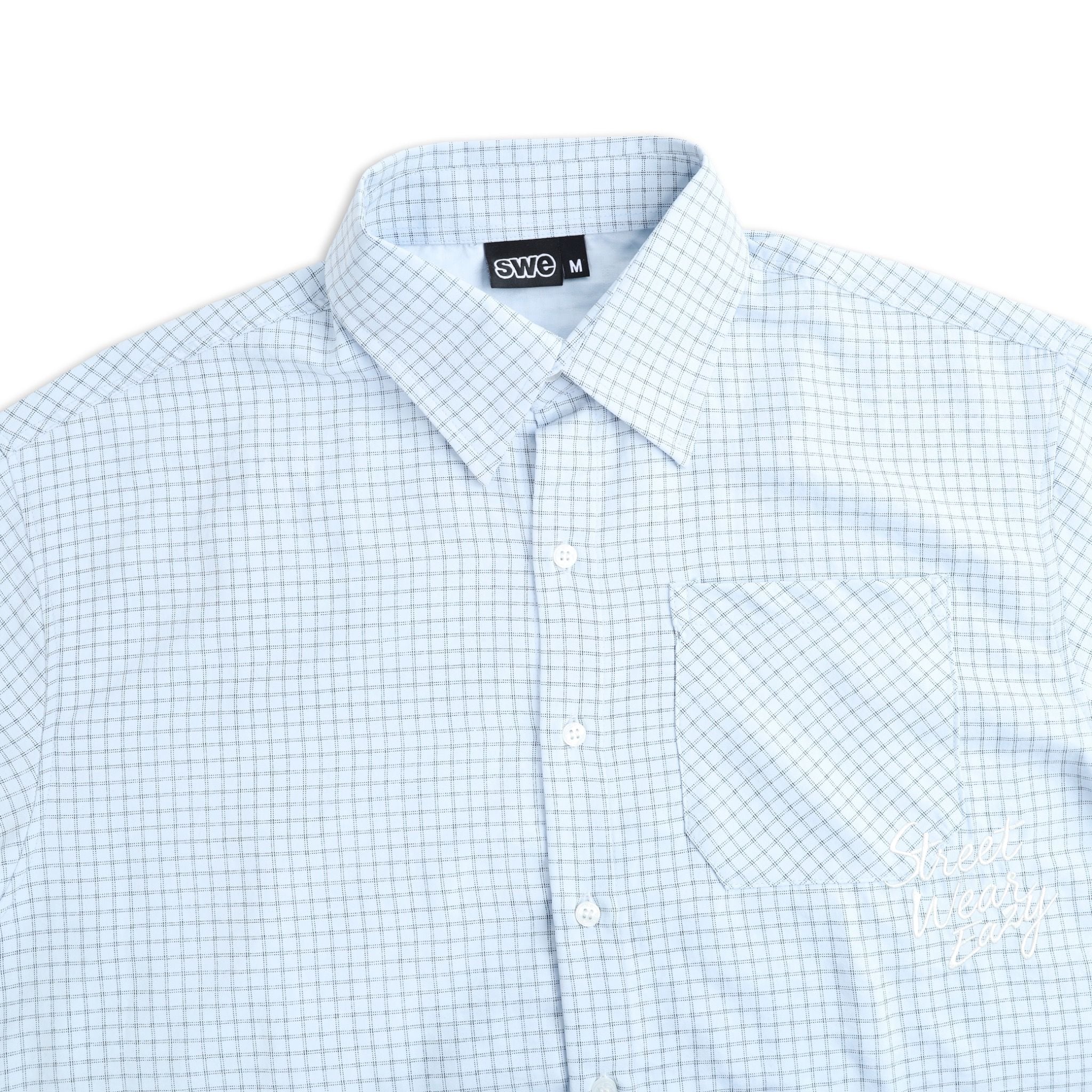  SWE GRID WORK SHIRT - BLUE 