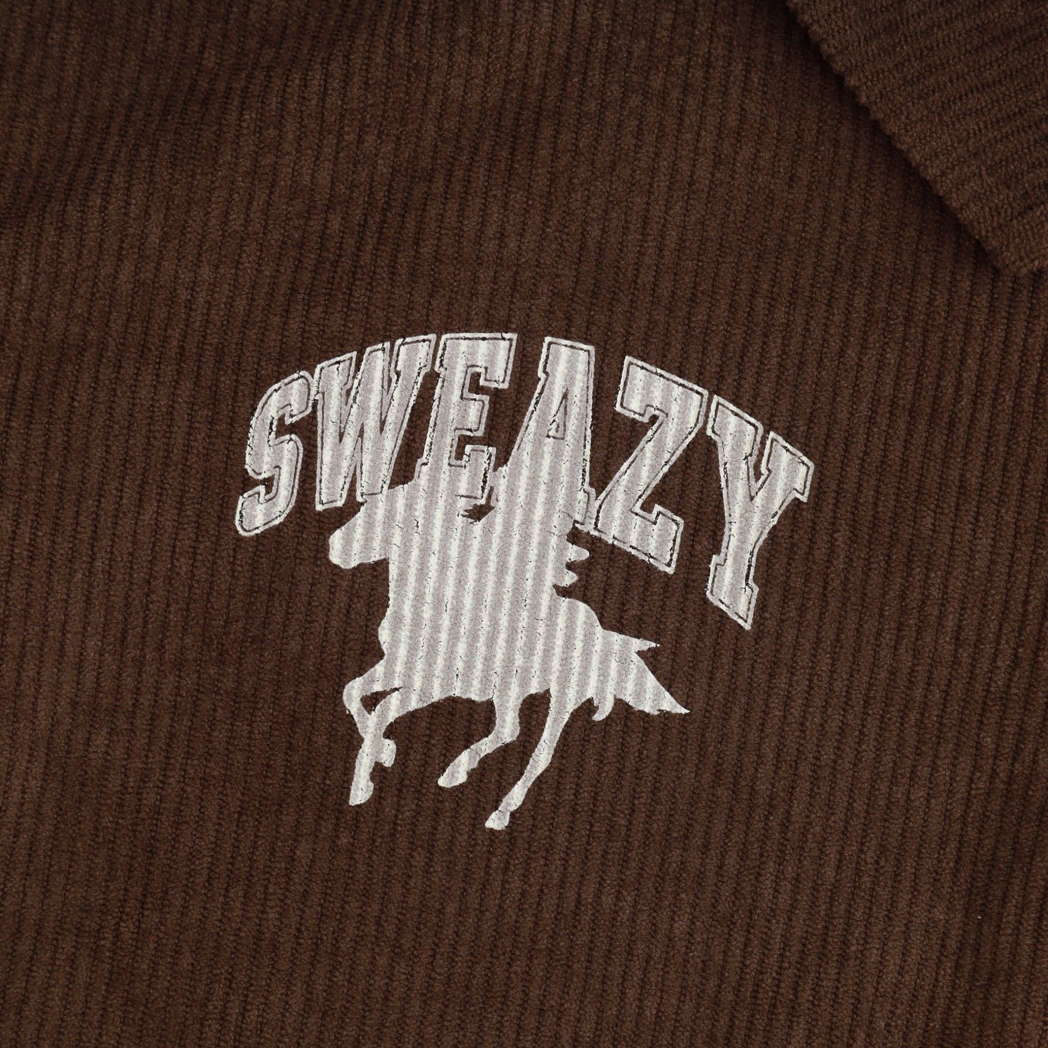  SWE CORDUROY SHIRT - BROWN 