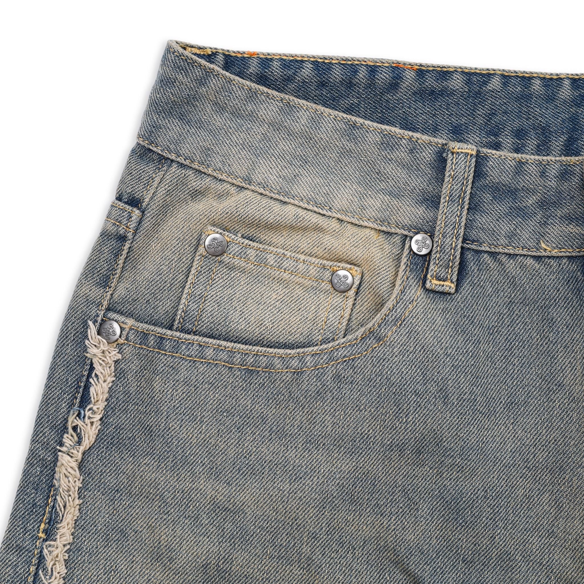  SWE EDGE WASHED JEANS - BLUE 