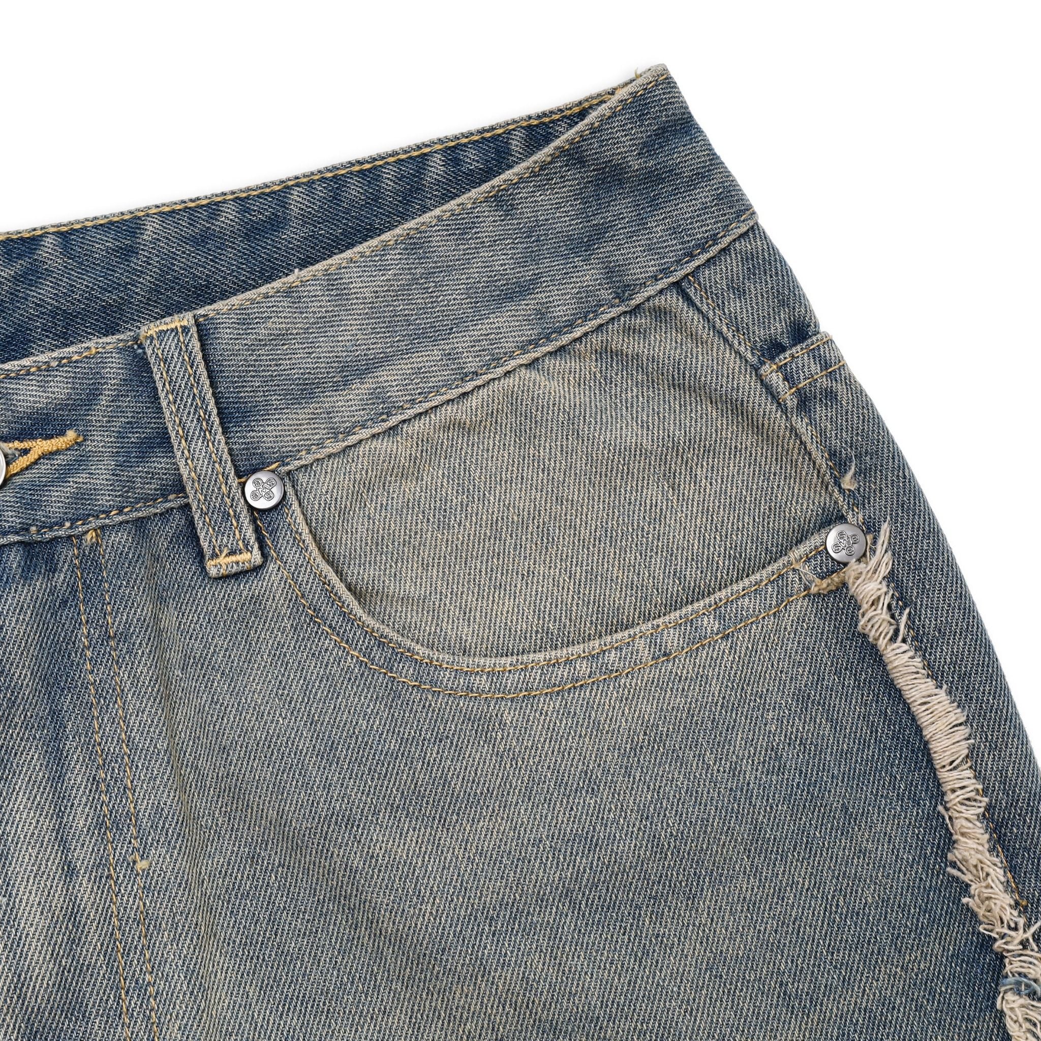  SWE EDGE WASHED JEANS - BLUE 