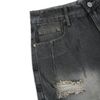  SWE INTERCUT DENIM SHORTS - WASHED BLACK 