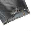  SWE INTERCUT DENIM SHORTS - WASHED BLACK 