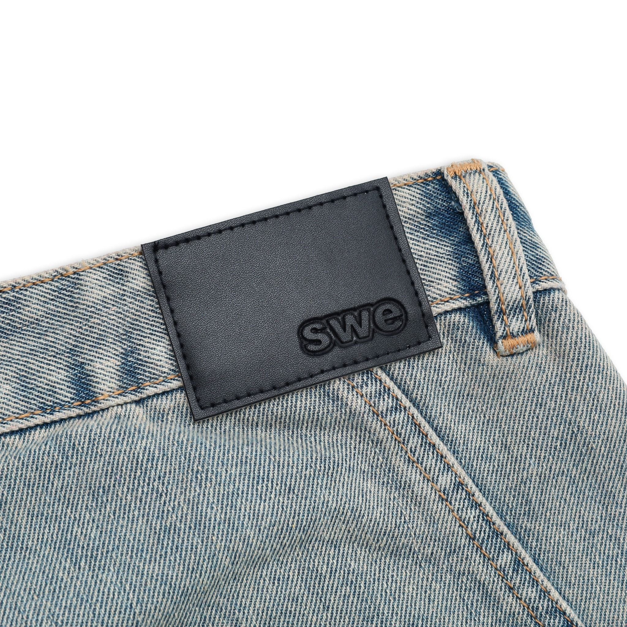  SWE NOMAD DENIM SHORTS - WASHED BLUE 