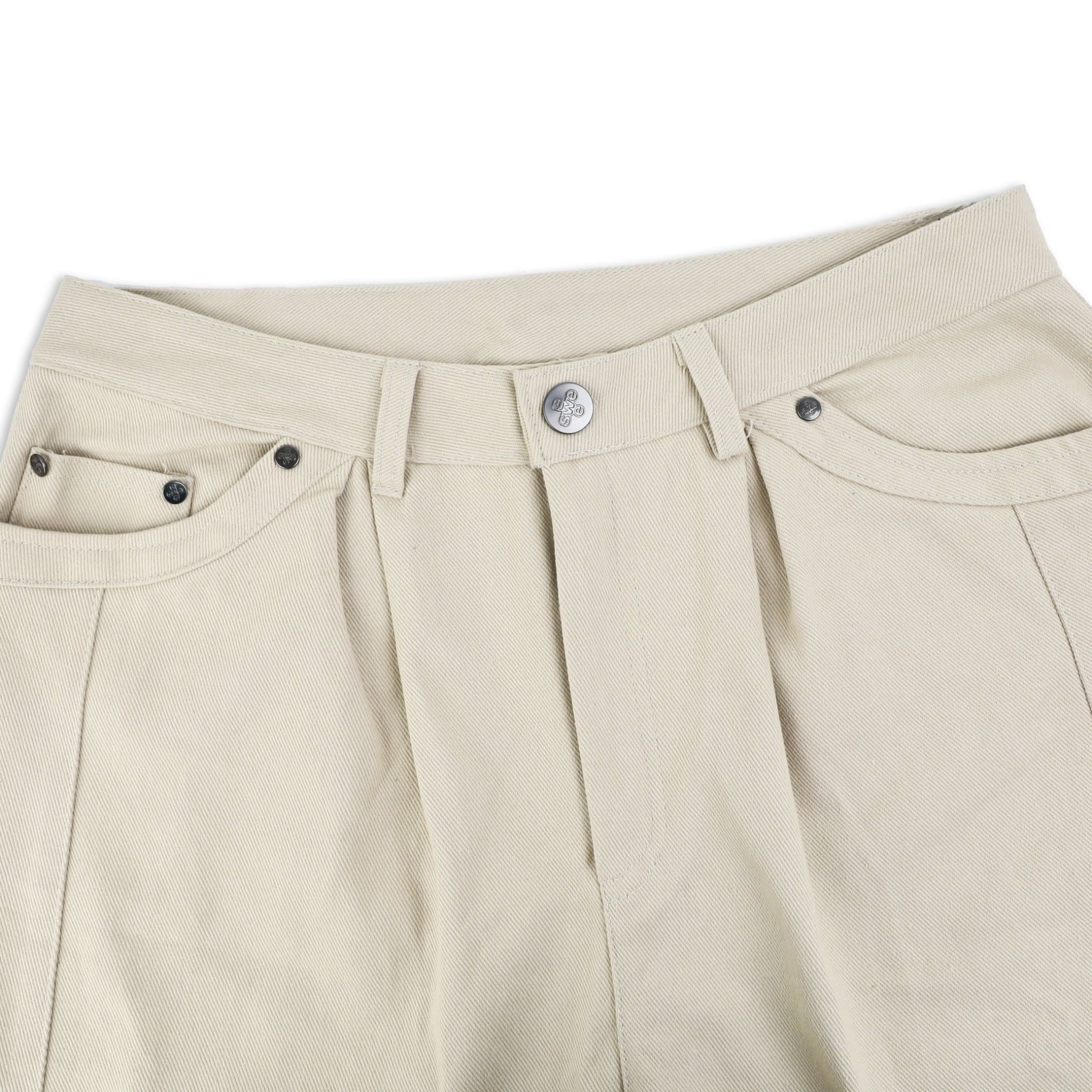  SWE BARREL KHAKI PANTS - BEIGE 
