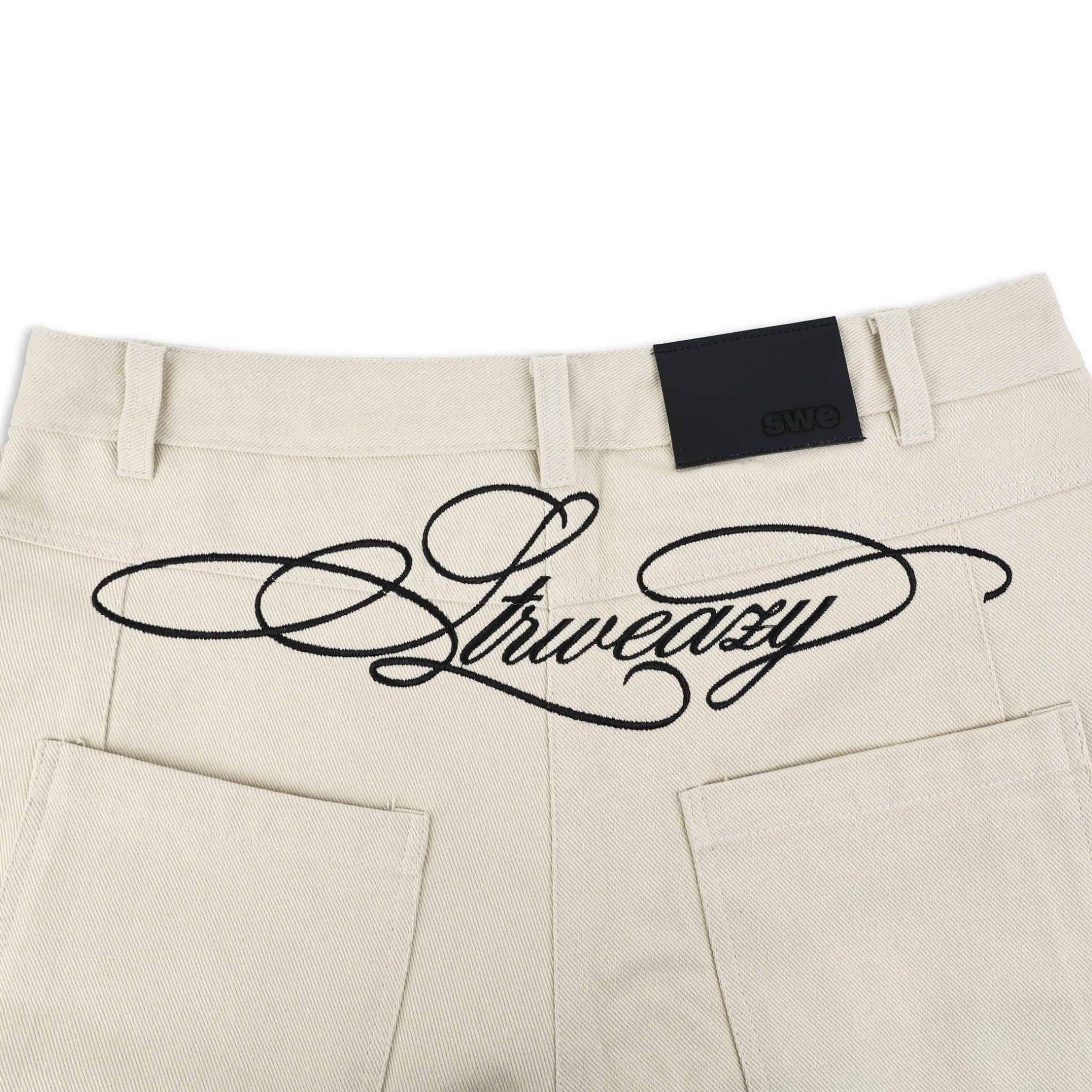  SWE BARREL KHAKI PANTS - BEIGE 