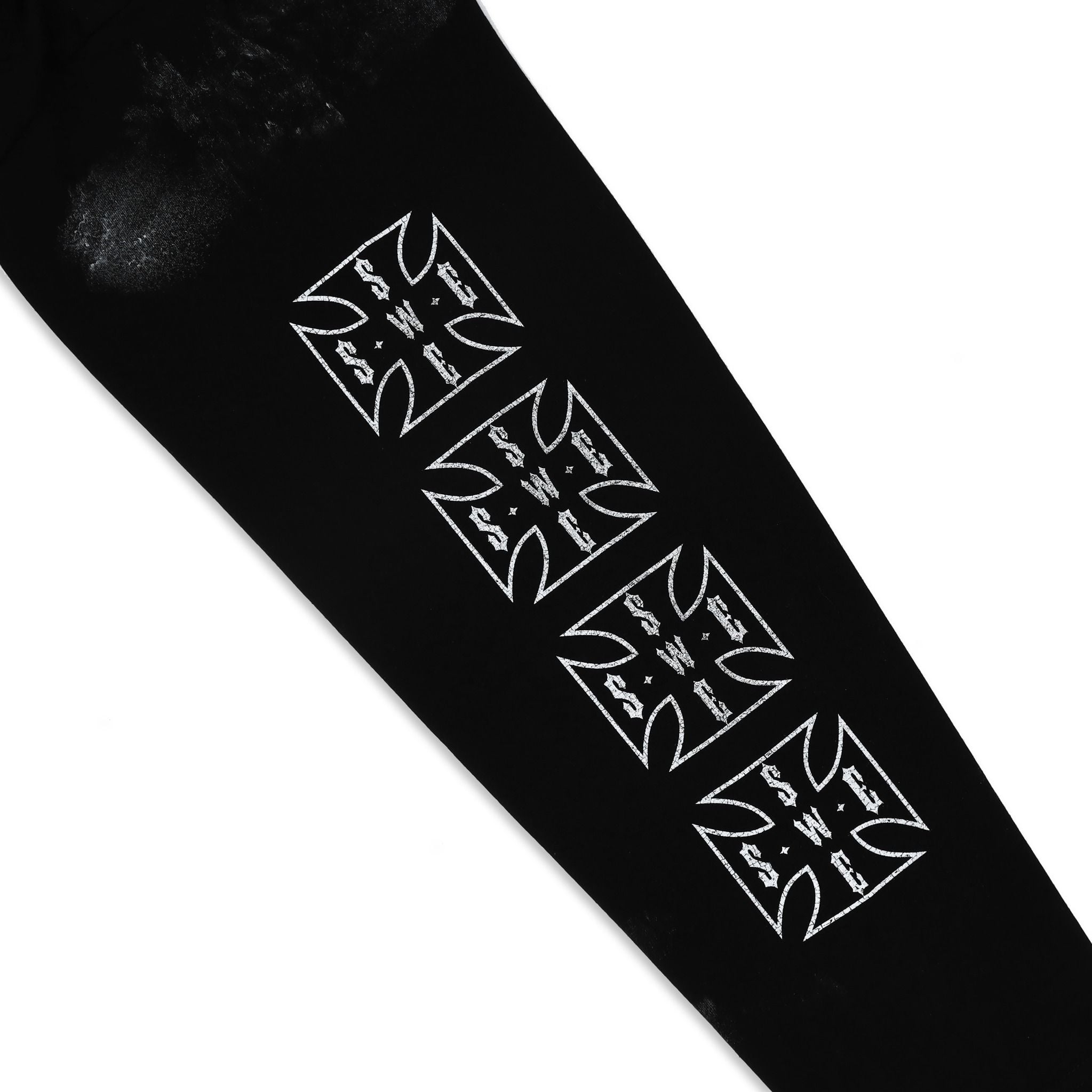  SWE CROSS L/S BOXY TEE - BLACK 