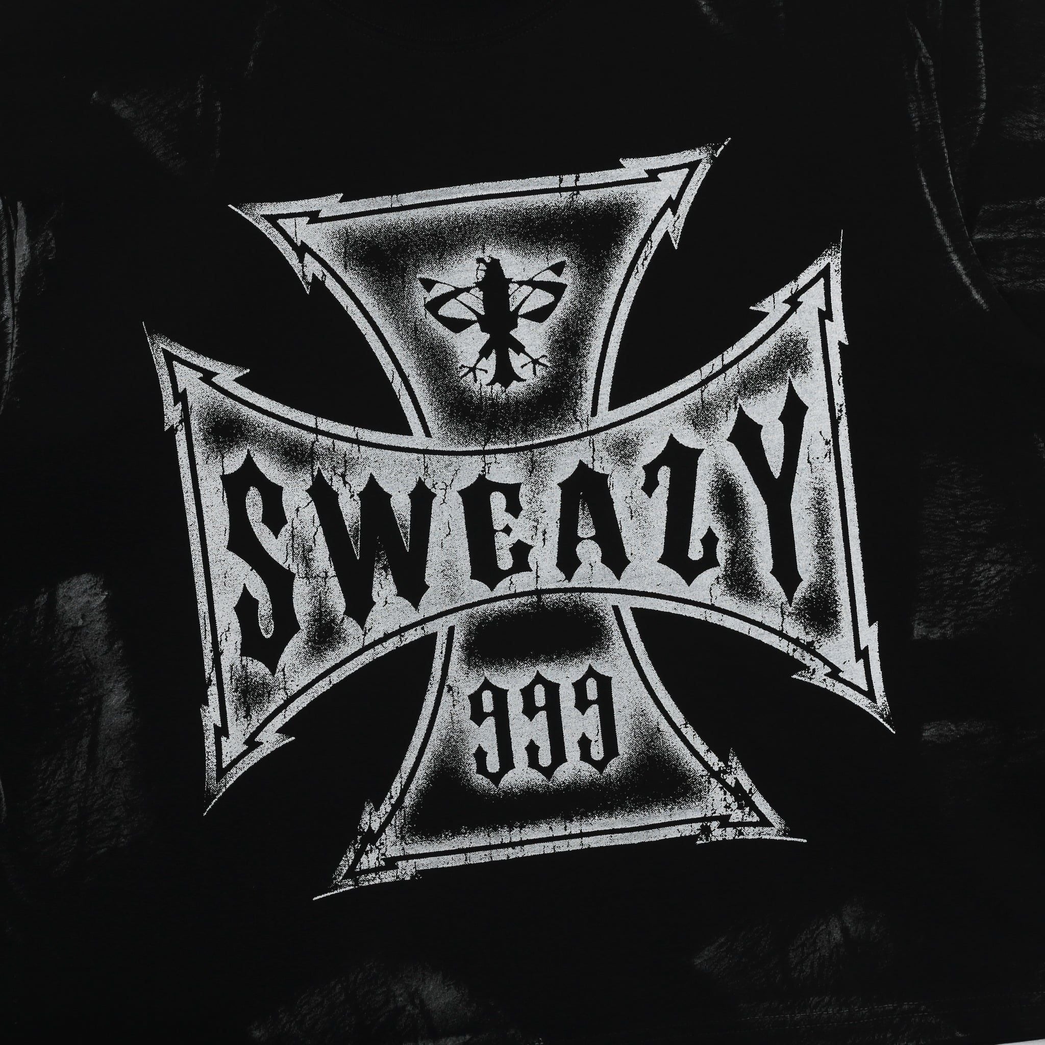  SWE CROSS BOXY TEE - BLACK 