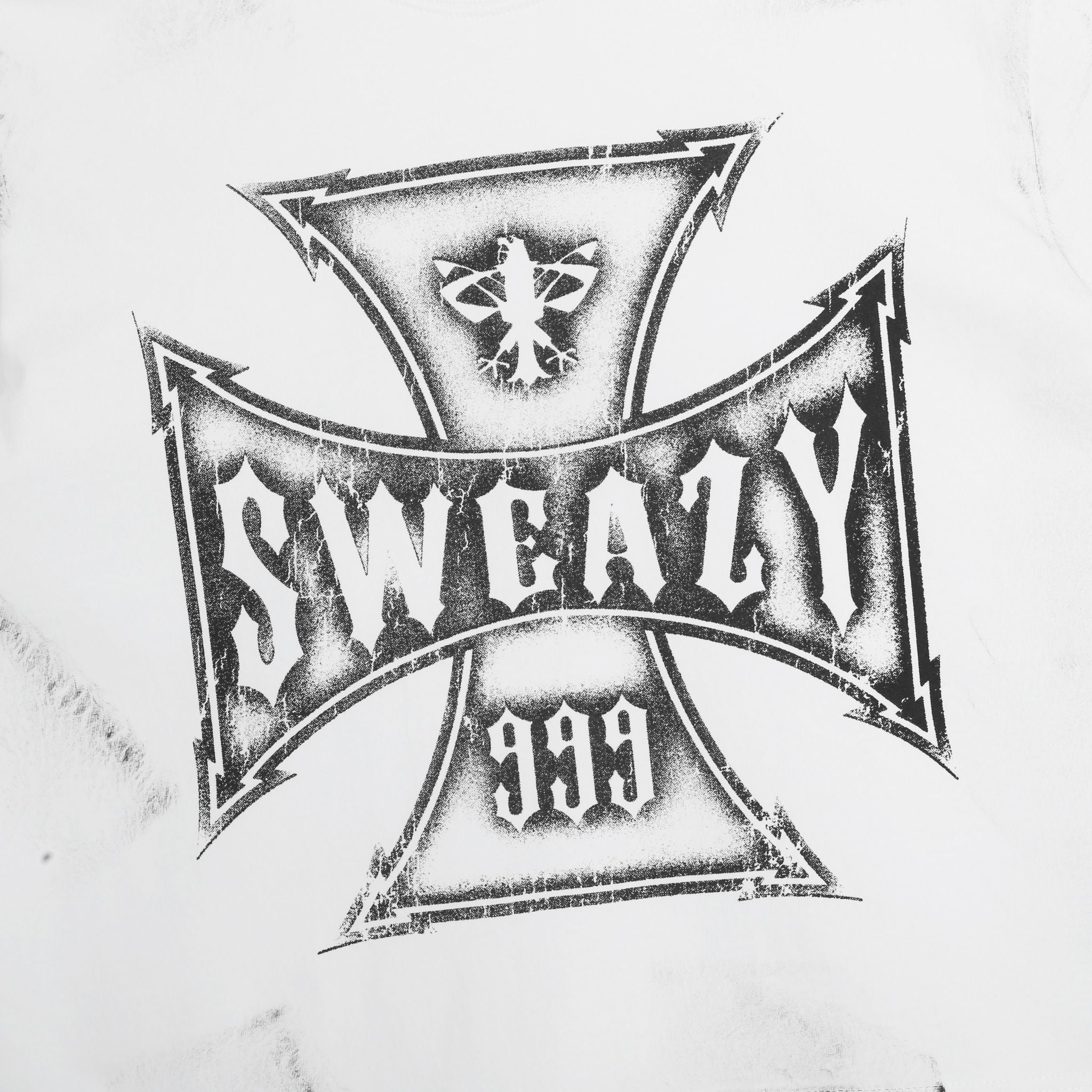  SWE CROSS BOXY TEE - WHITE 