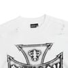  SWE CROSS BOXY TEE - WHITE 