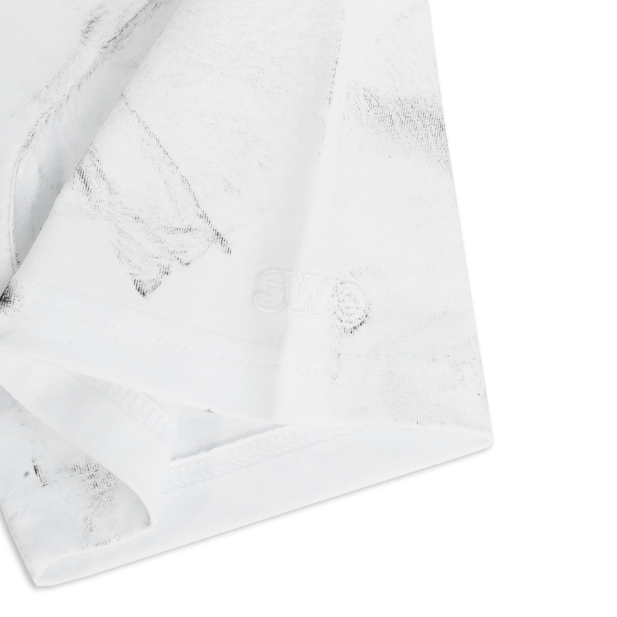  SWE CROSS BOXY TEE - WHITE 