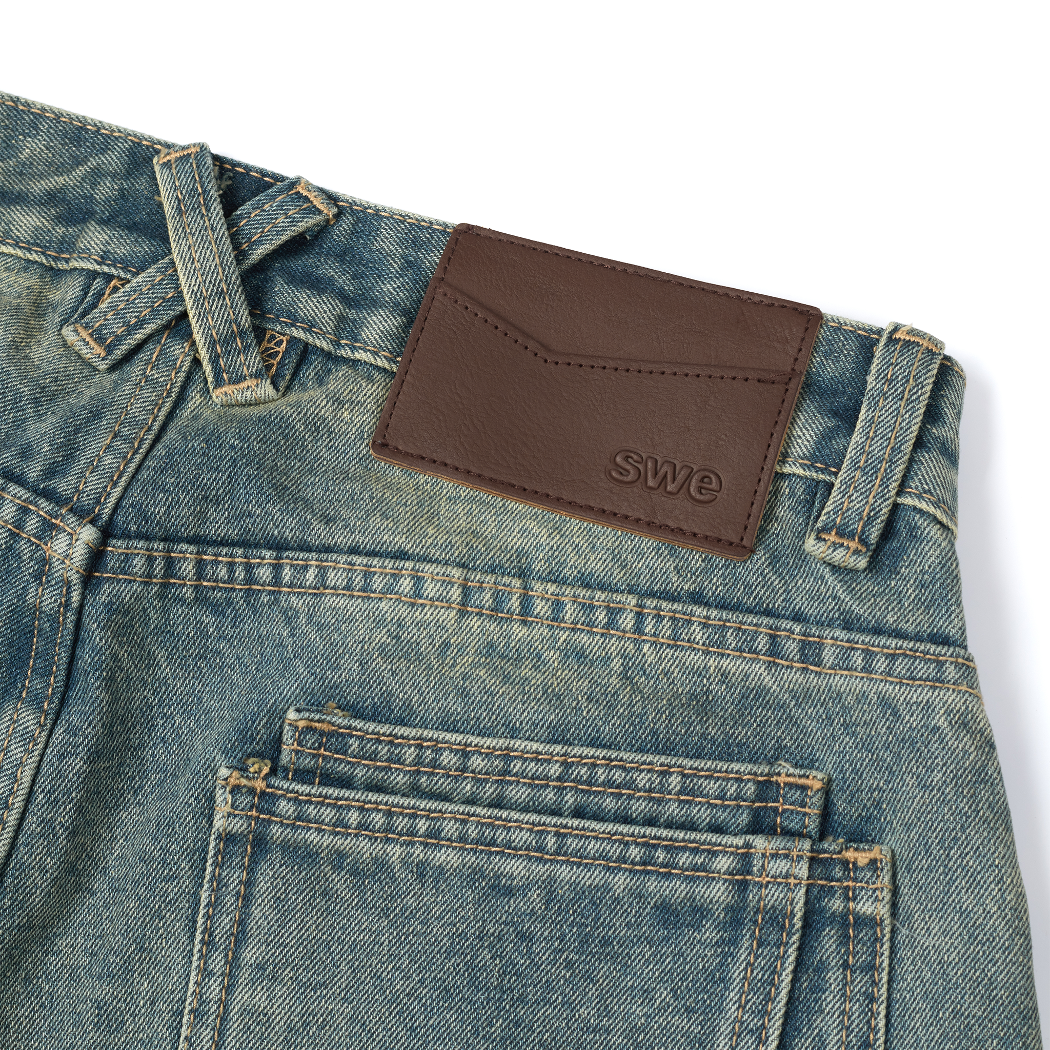  SWE MOTO DENIM SHORTS 