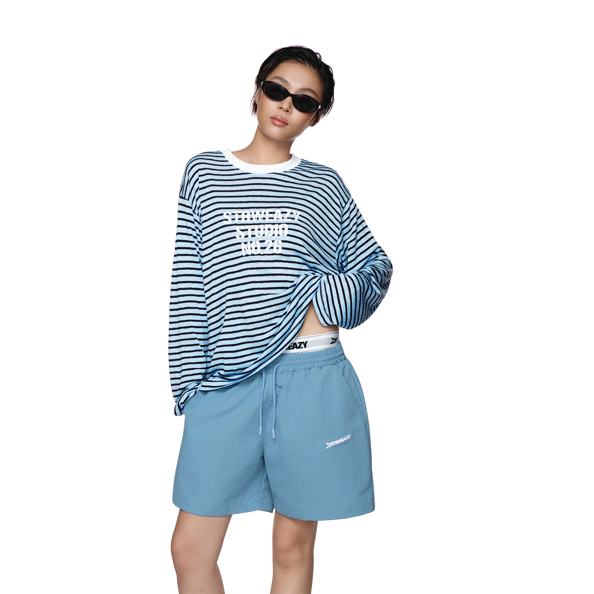 SWE 26 L/S TEE - BLUE 