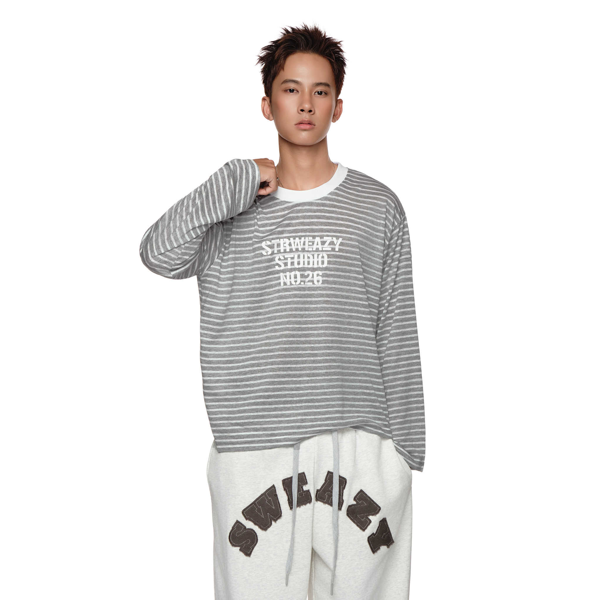  SWE 26 L/S TEE - GRAY 