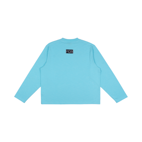  SWE PASSION L/S TEE - CYAN 