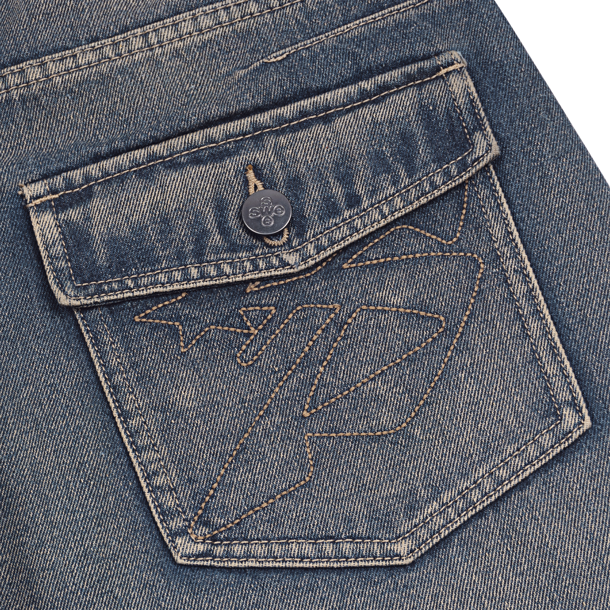  SWE SCARRED JEANS - VINTAGE BLUE 
