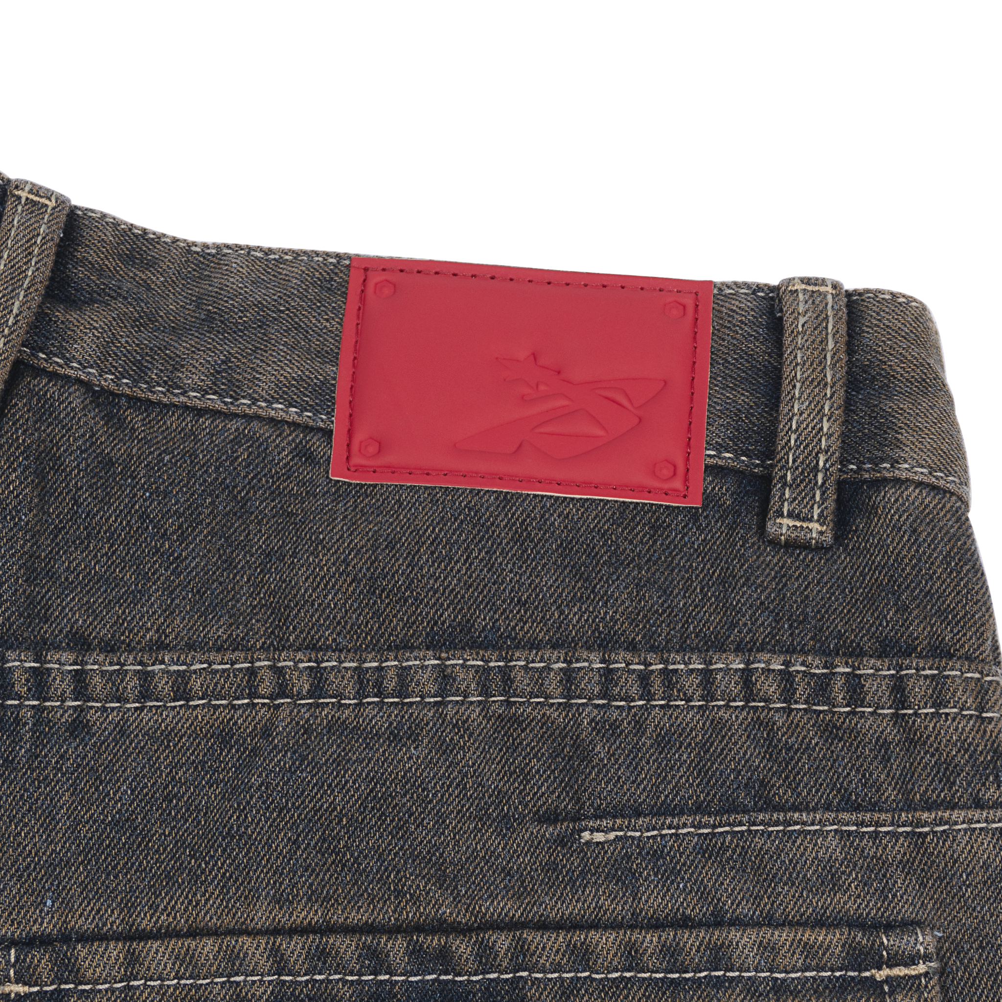  SWE SCARRED JEANS - RUSTED BROWN 