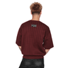  SWE PINSTRIPE KNIT TEE – RED 