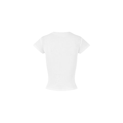  SWE JEWEL BABY TEE - WHITE 