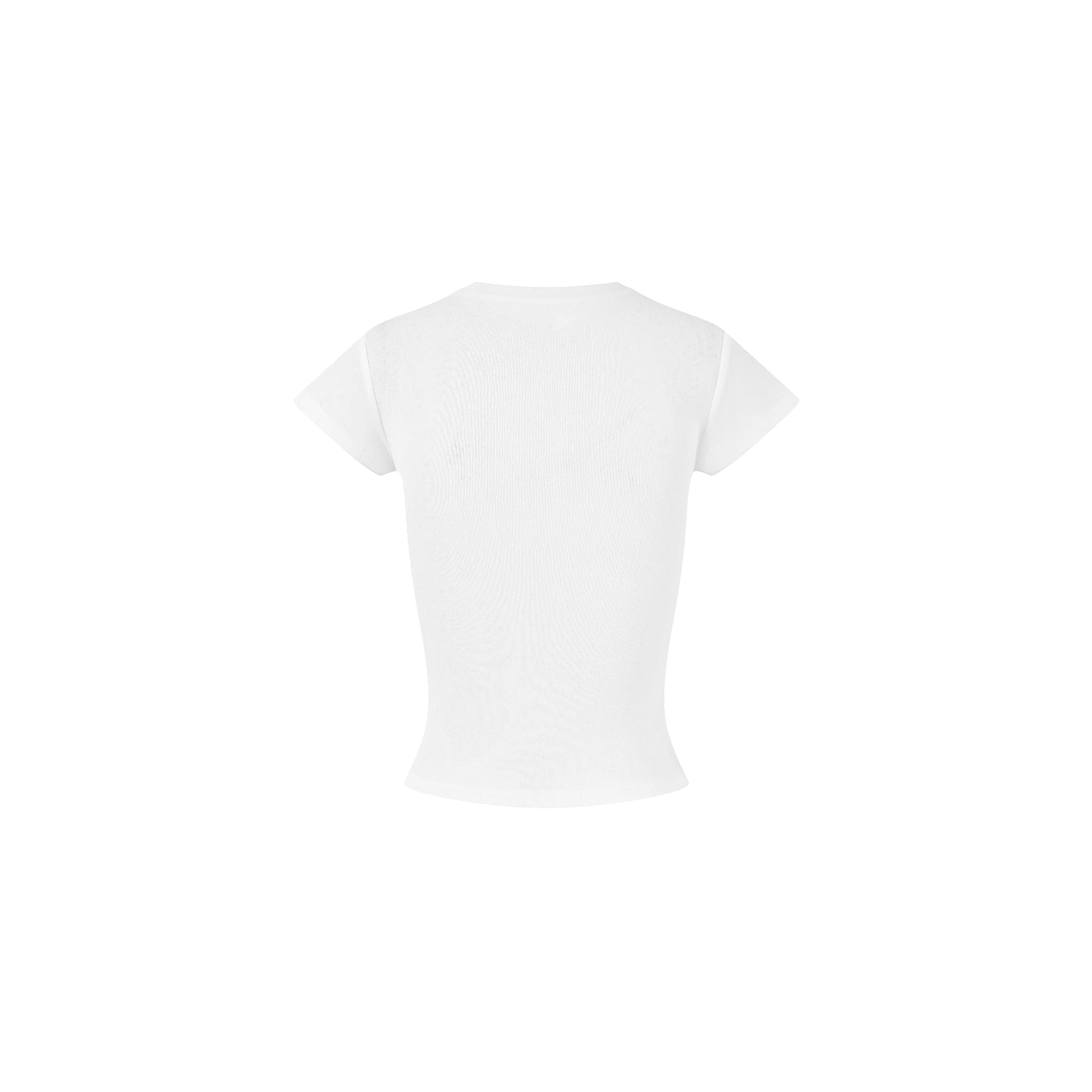  SWE JEWEL BABY TEE - WHITE 