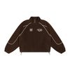  SWE TRACK FLEECE JACKET - BROWN 