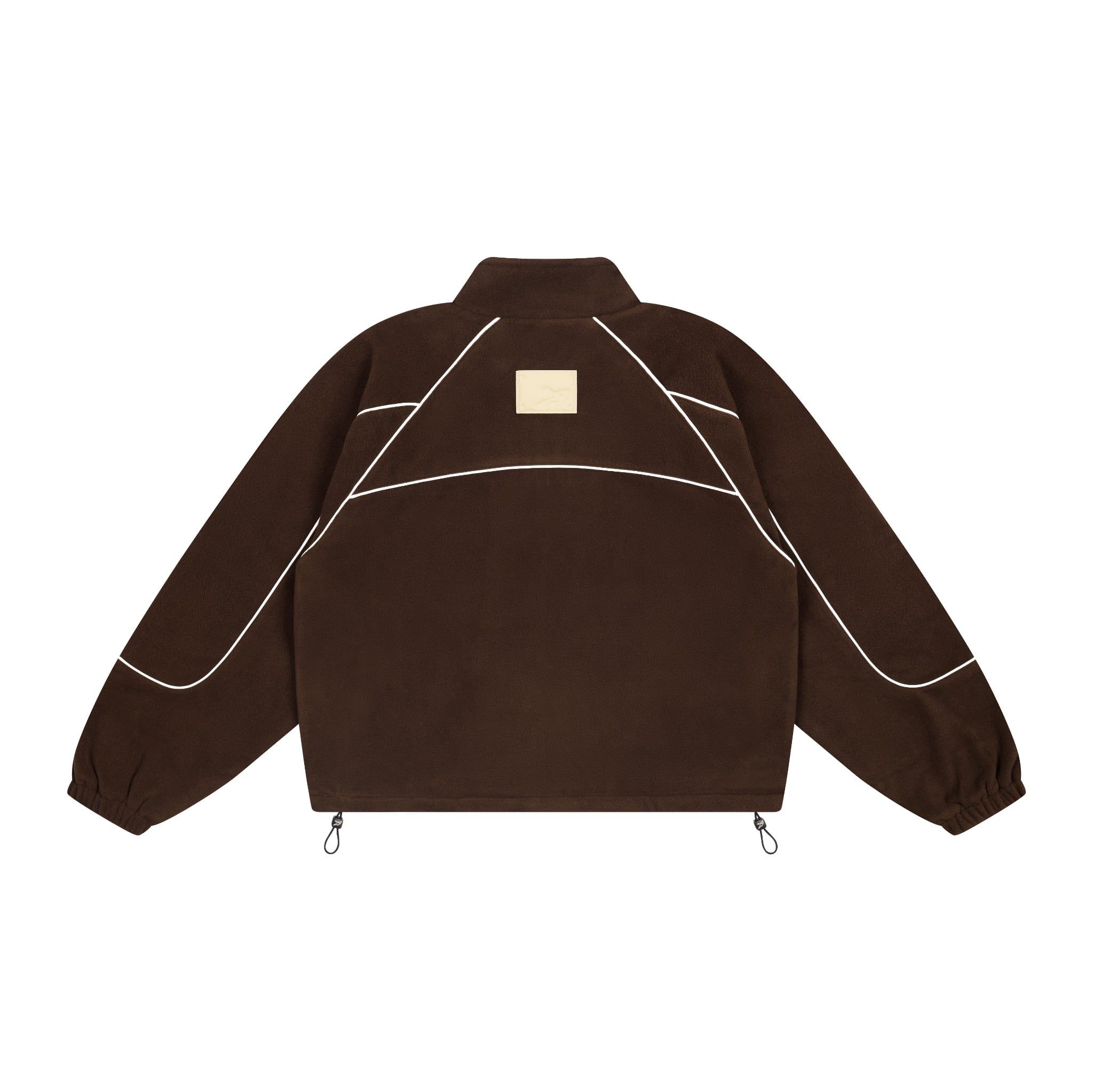  SWE TRACK FLEECE JACKET - BROWN 