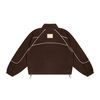  SWE TRACK FLEECE JACKET - BROWN 