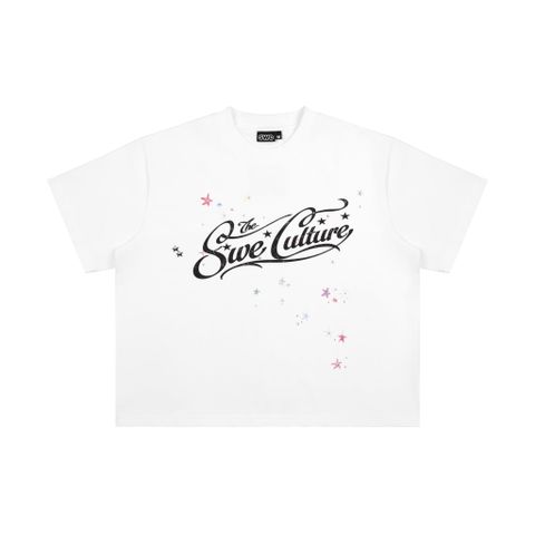  SWE CULTURE BOXY TEE - WHITE 