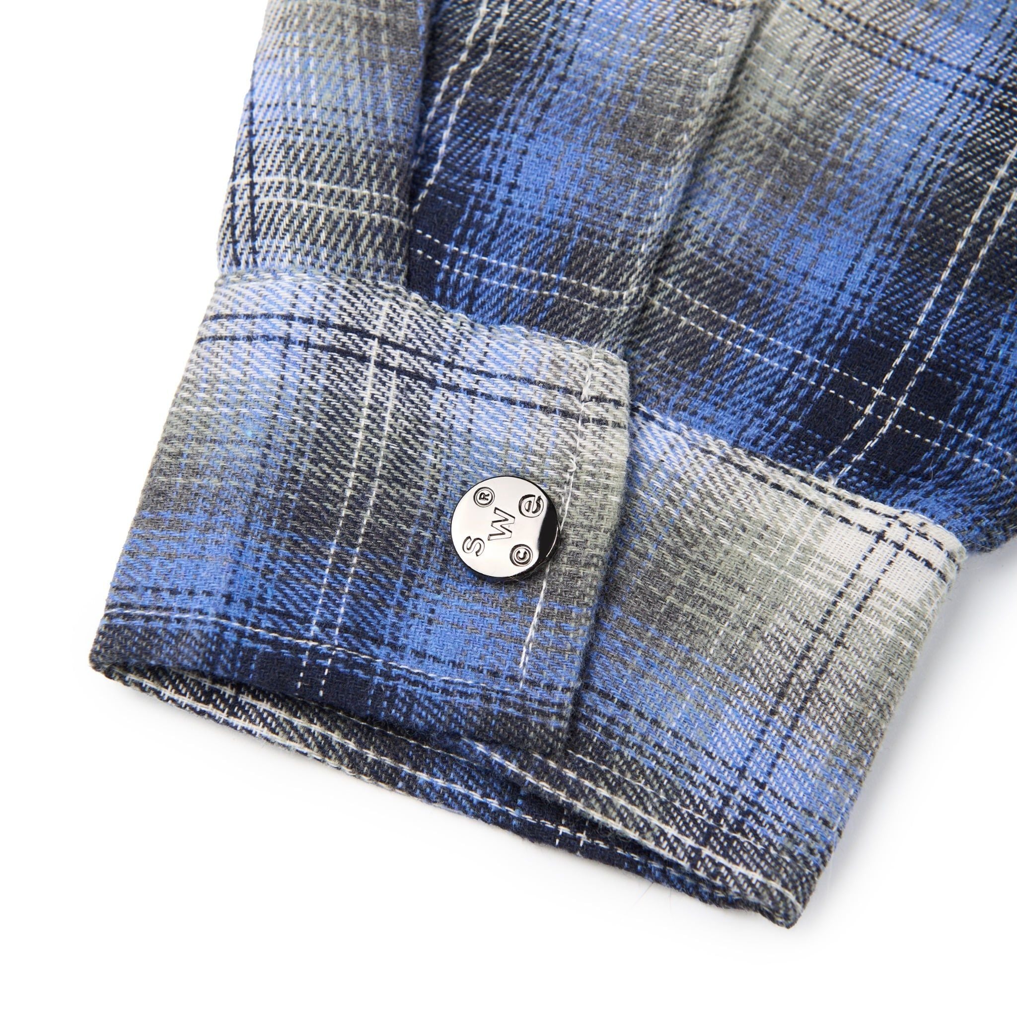  SWE FIELD PLAID JACKET - BLUE 