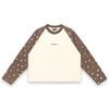  SWE STARFALL BOXY L/S TEE - BROWN/CREAM 