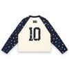  SWE STARFALL BOXY L/S TEE - NAVY/CREAM 