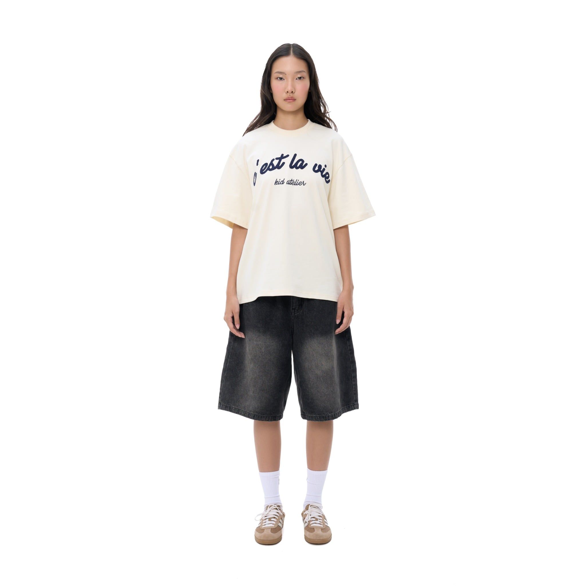  SWE LIFE TEE - CREAM 
