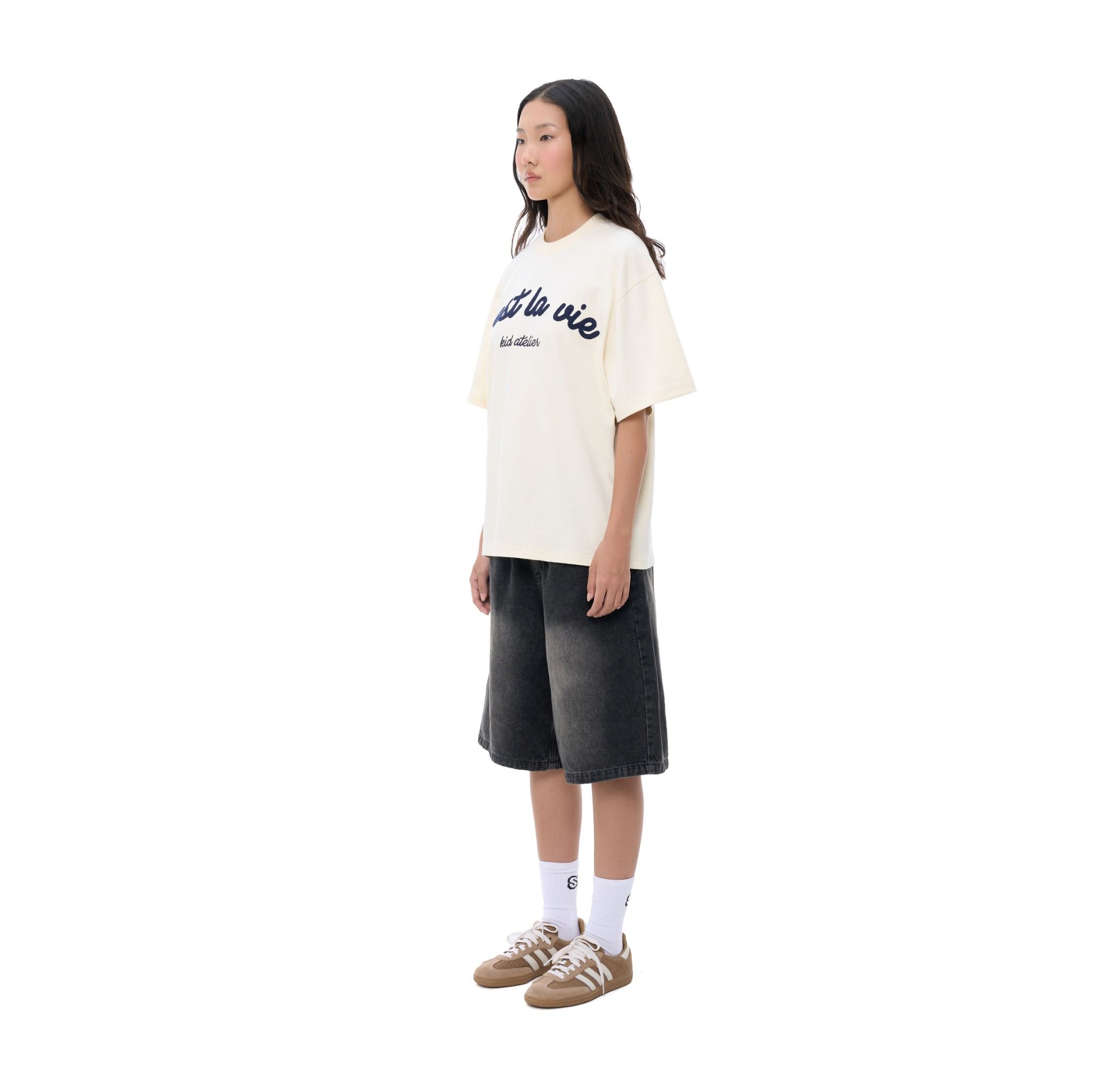  SWE LIFE TEE - CREAM 