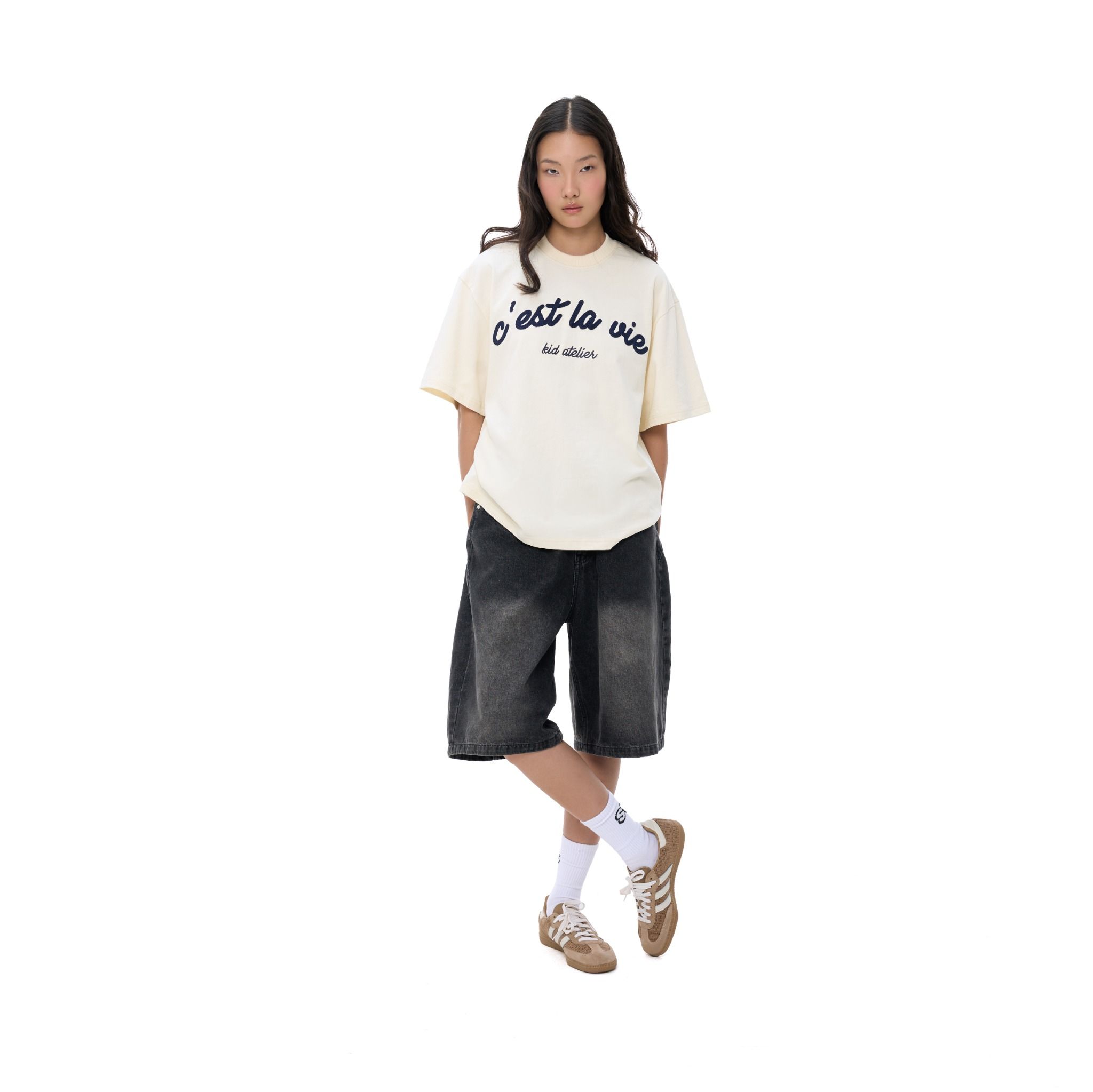  SWE LIFE TEE - CREAM 
