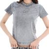  SWE HAZE WASHED BABY TEE - GRAPHITE 