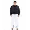  SWE BADGE BOMBER JACKET - BLACK 