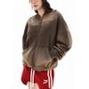  SWE RIDGE ZIP HOODIE - BROWN 