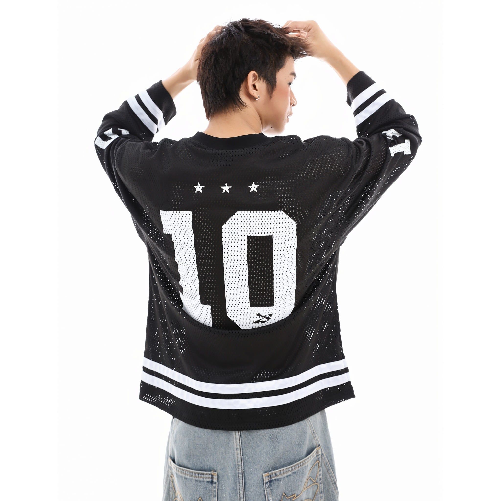  SWE CREW LS JERSEY - BLACK 