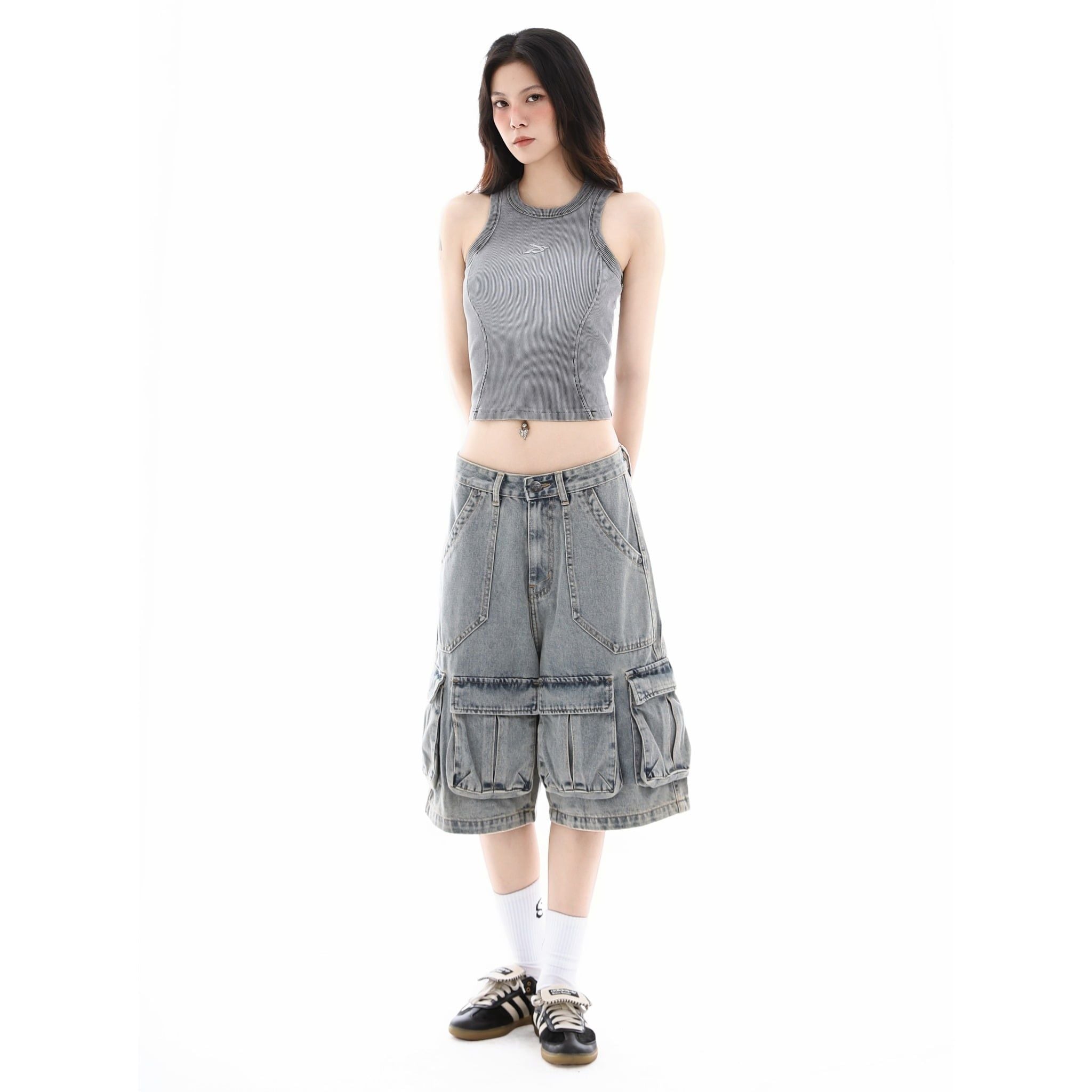  SWE SHADOW TANKTOP (WOMEN) - GRAPHITE 