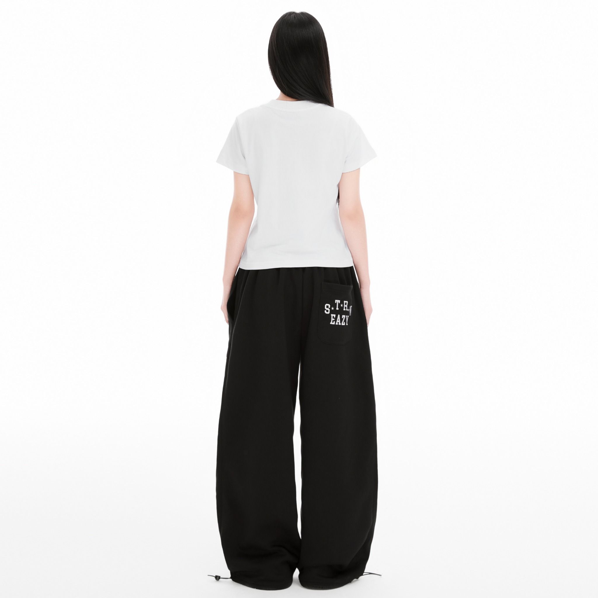  SWE COLLEGE SWEATPANTS - BLACK 