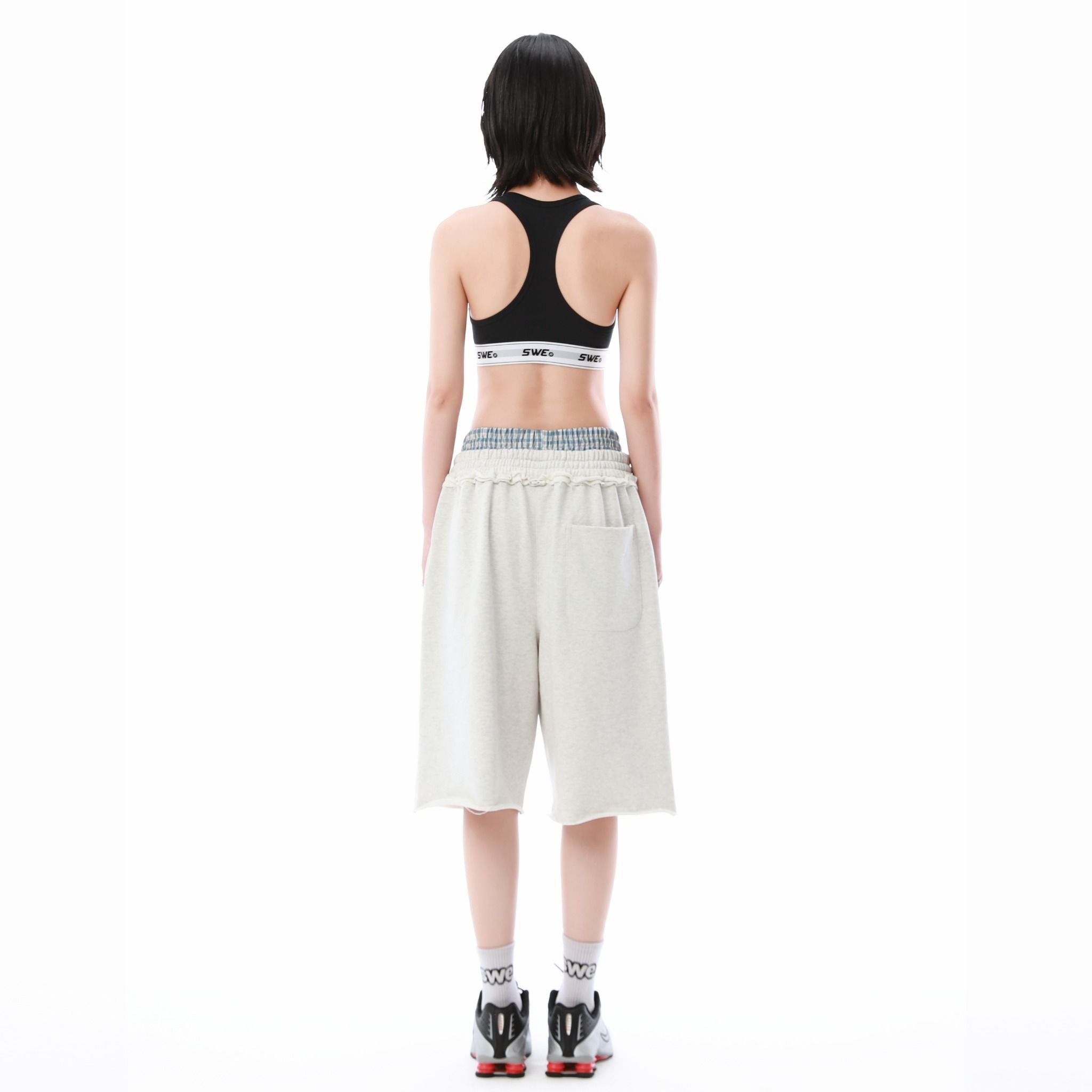  SWE DUALBAND SWEATSHORTS - GRAY 