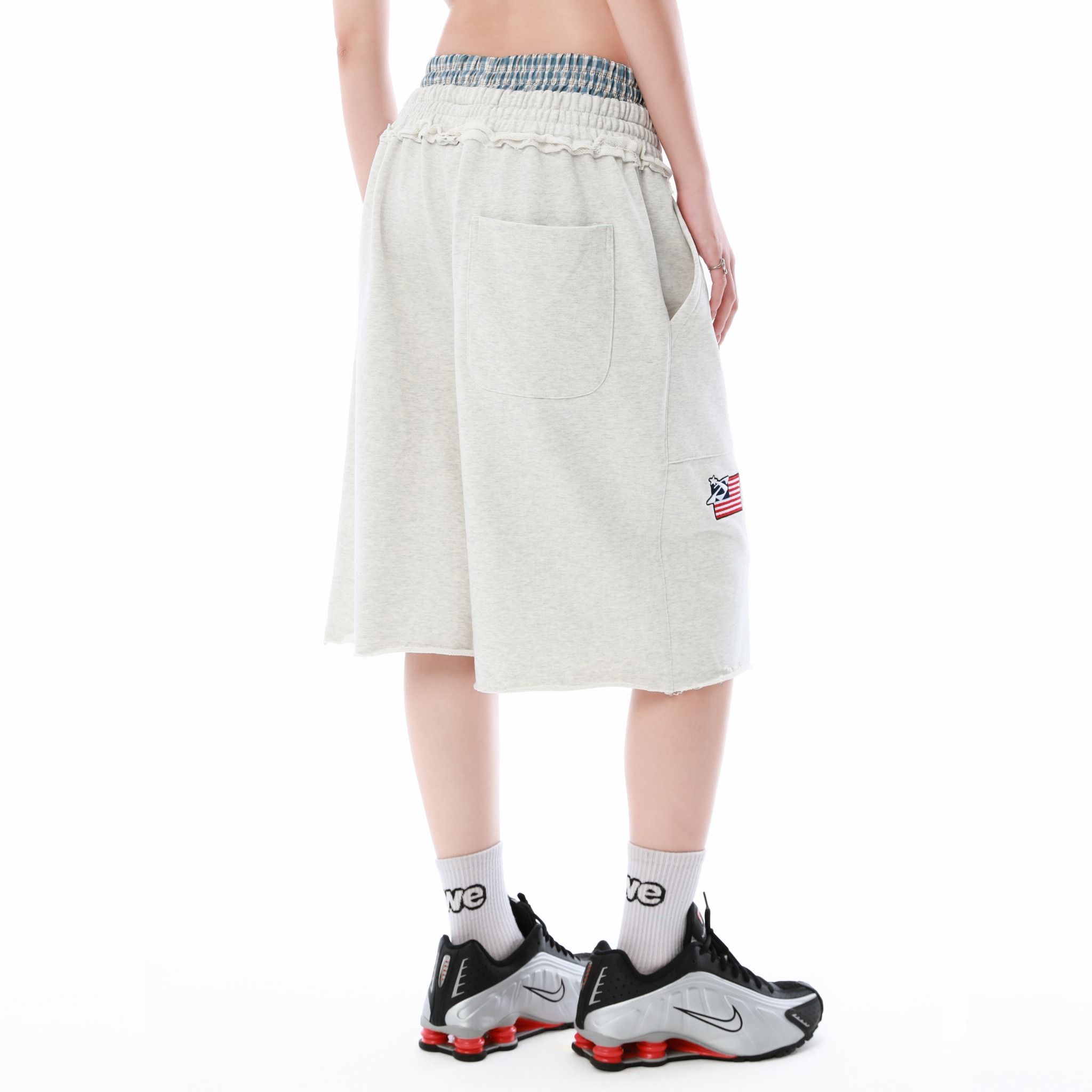  SWE DUALBAND SWEATSHORTS - GRAY 