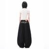  SWE BARREL KHAKI PANTS - BLACK 