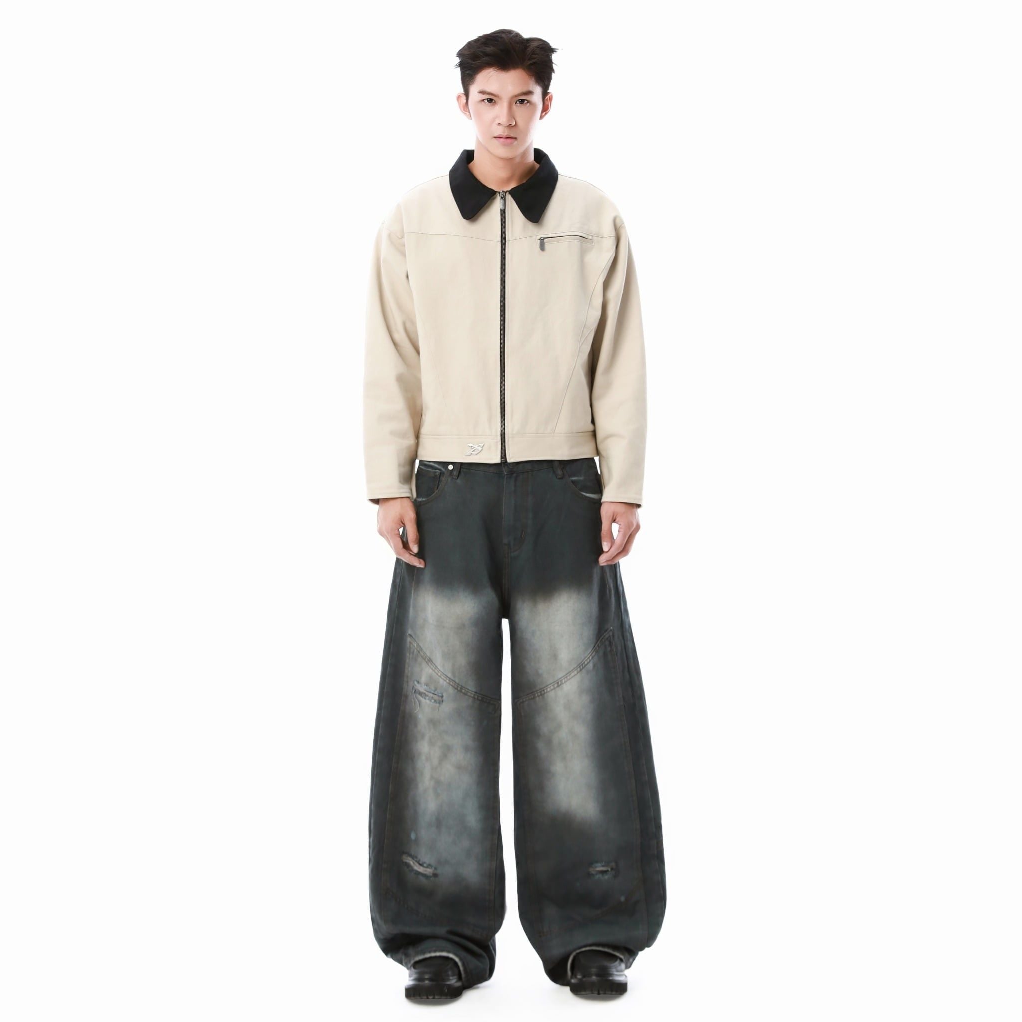  SWE SCRIPT JACKET - BEIGE 