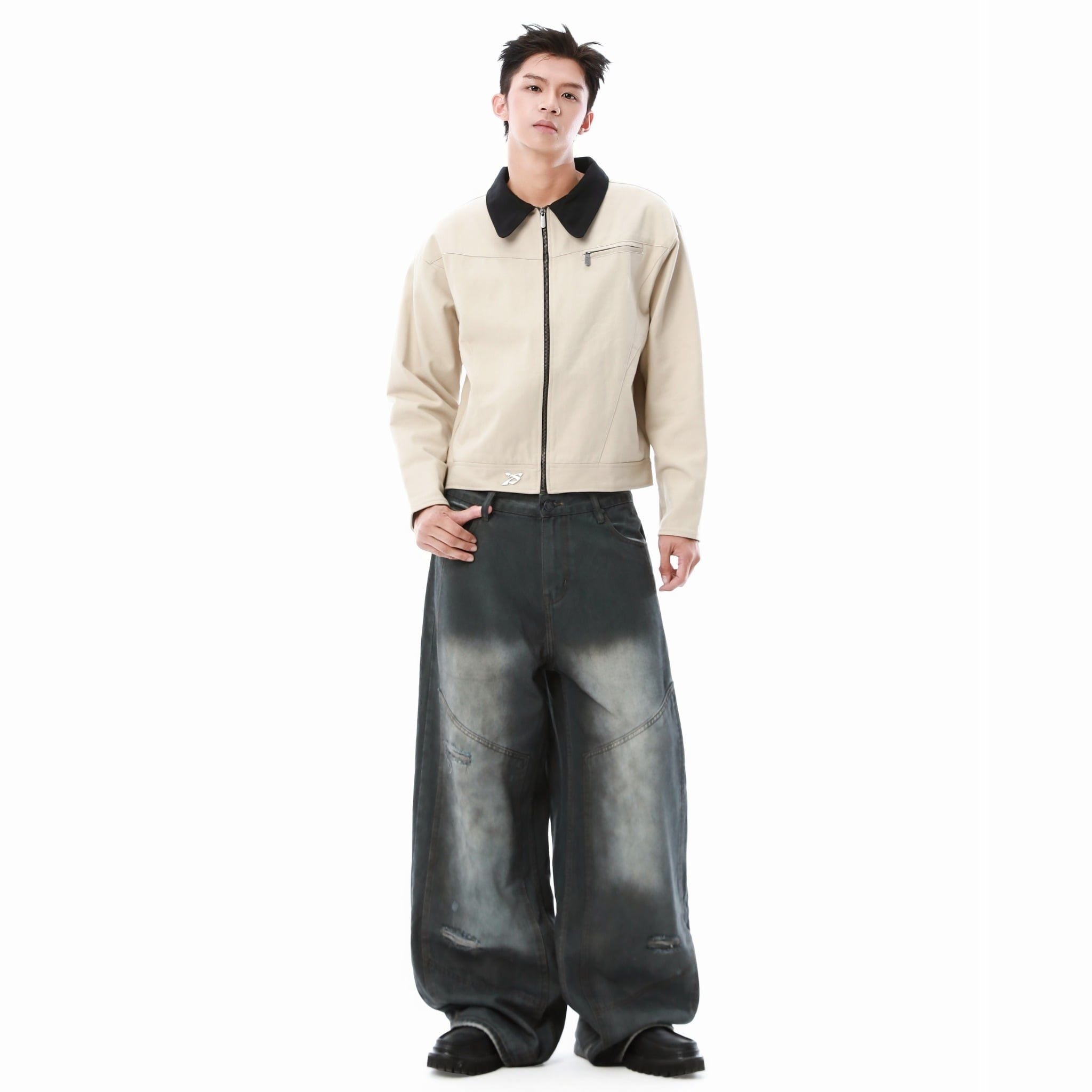  SWE SCRIPT JACKET - BEIGE 