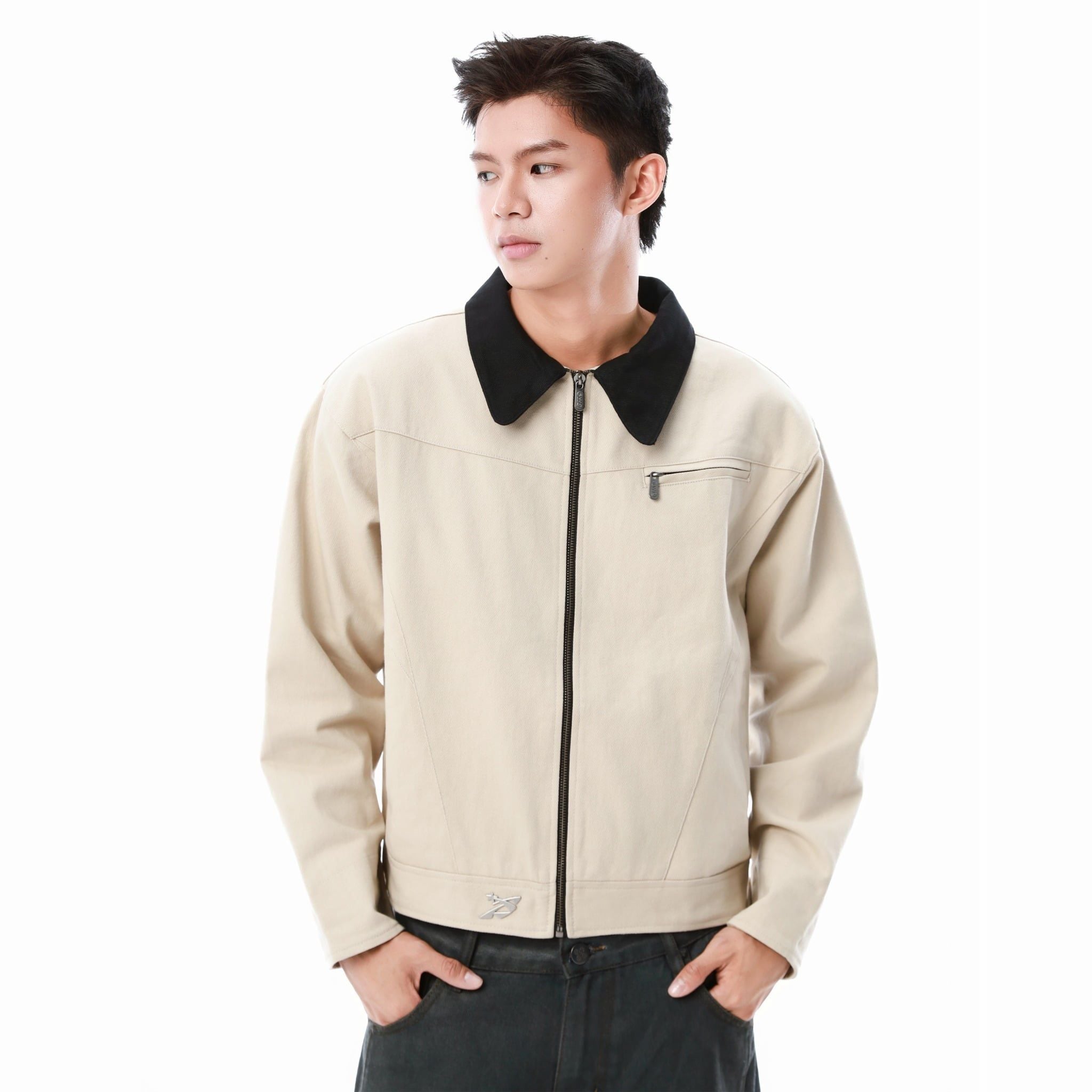  SWE SCRIPT JACKET - BEIGE 