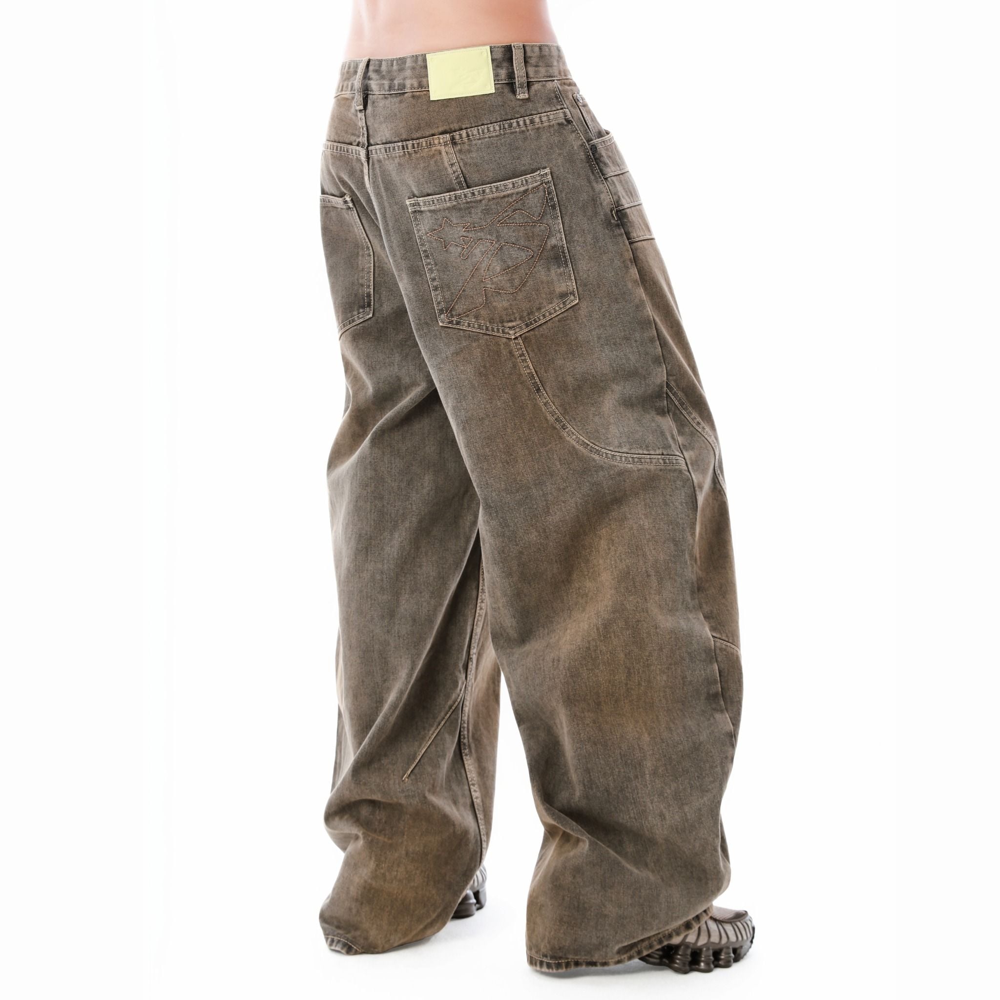 SWE ARC WIDE JEANS - MUD FADE 