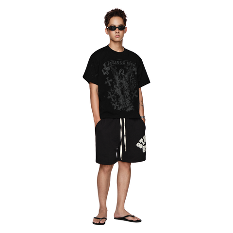 SWE FOREVER BOXY TEE - BLACK 