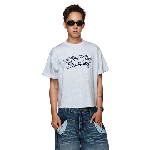  SWE VISION BOXY TEE - GRAY 