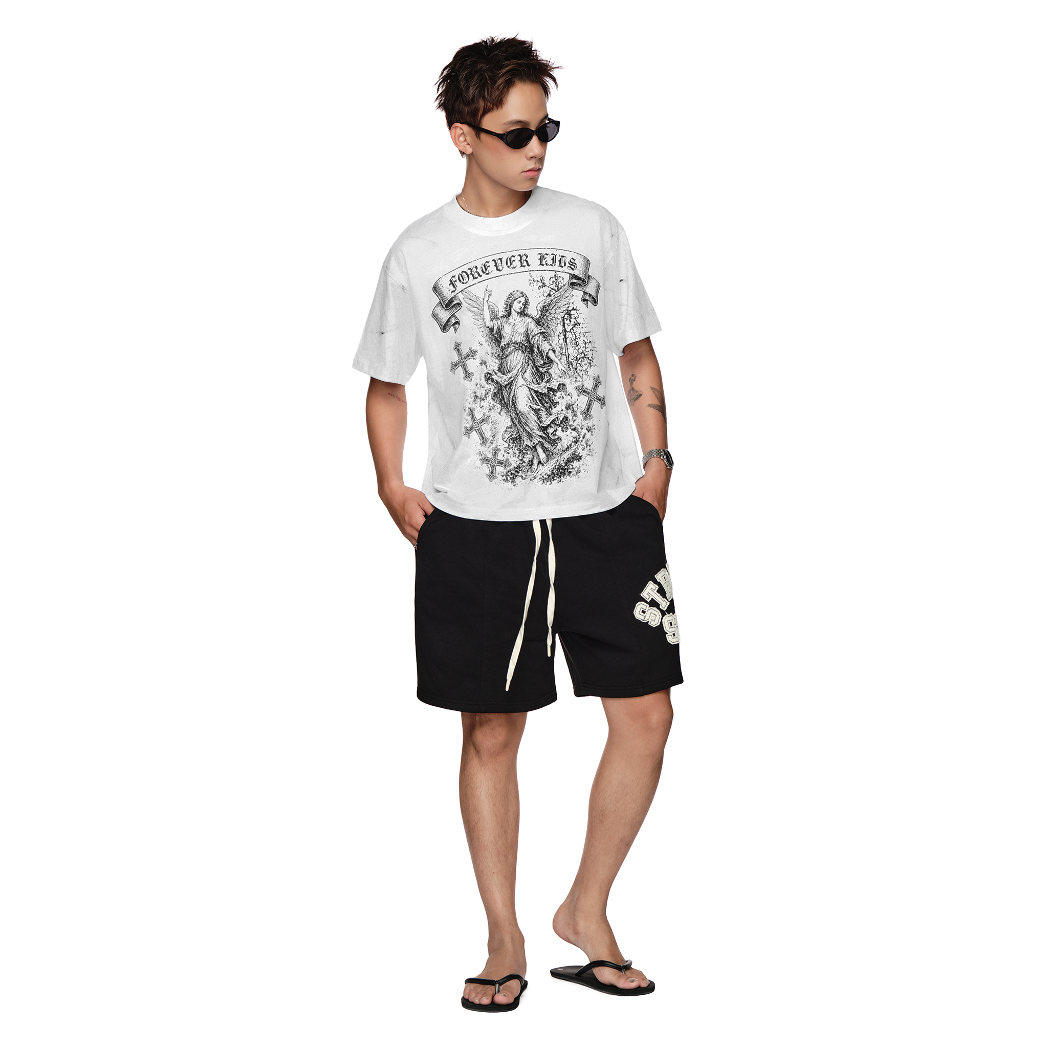  SWE FOREVER BOXY TEE - WHITE 