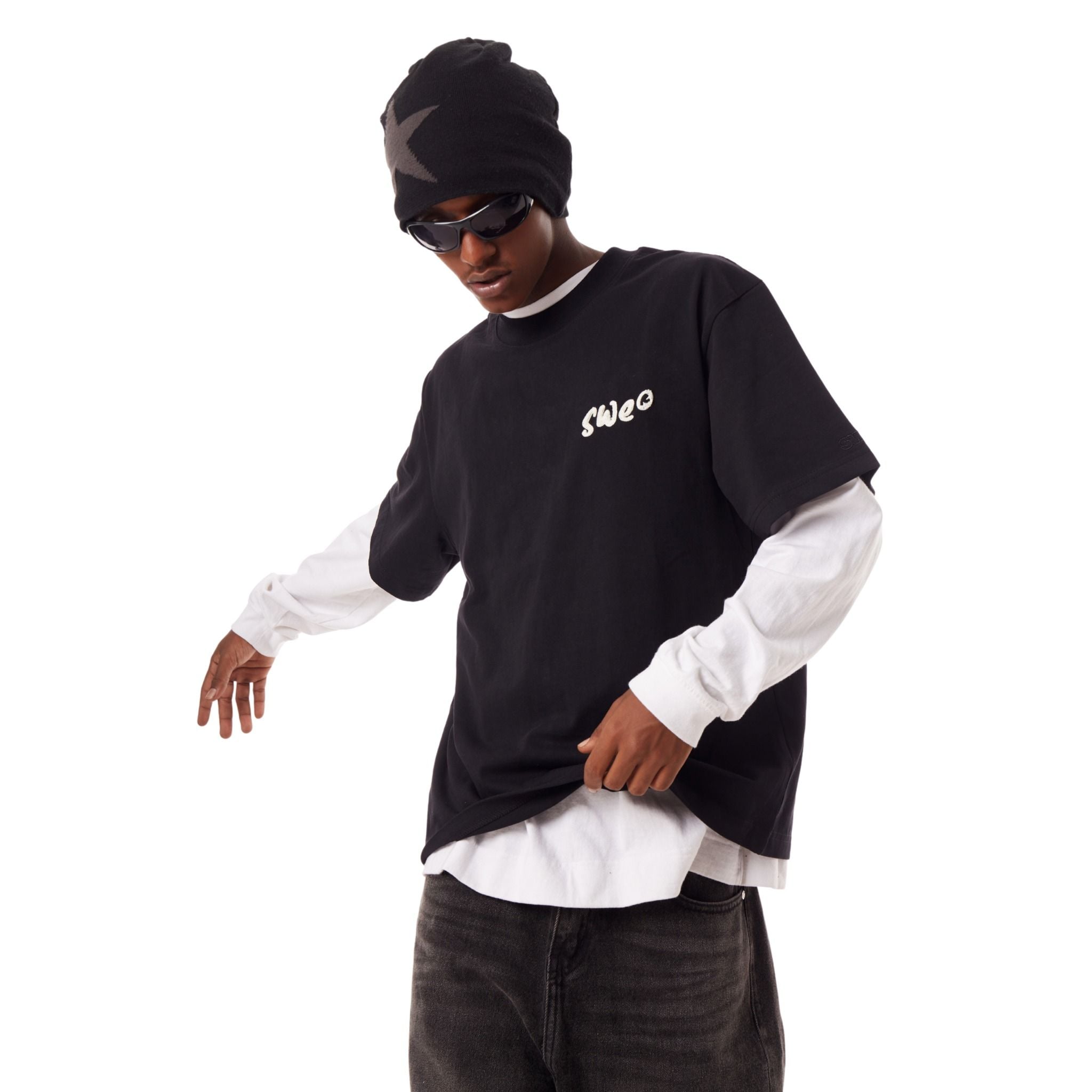  SWE SIGNATURE TEE - BLACK 